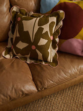 Load image into Gallery viewer, Olive Poppy Cushion
