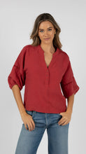 Load image into Gallery viewer, Ambrosia Blouse- Brick