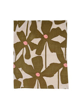 Load image into Gallery viewer, Olive Poppy Tea Towel