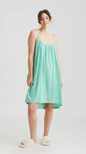Load image into Gallery viewer, Seersucker strappy nightie - spearmint