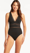 Load image into Gallery viewer, Essentials spliced one piece black