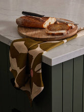 Load image into Gallery viewer, Olive Poppy Tea Towel