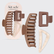 Load image into Gallery viewer, Recycled Plastic Assorted Claw Clip 3pc - Oversized