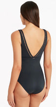 Load image into Gallery viewer, Lola shimmer cross front spliced one piece