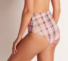 Load image into Gallery viewer, PICNIC CHECK BALCONETTE BRA AND HIGH WAISTED PANTS