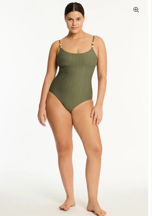 Caracus Scoop Neck One piece