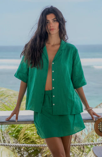 Lou Shirt- Fern green
