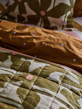 Load image into Gallery viewer, Olive Poppy Quilted Throw