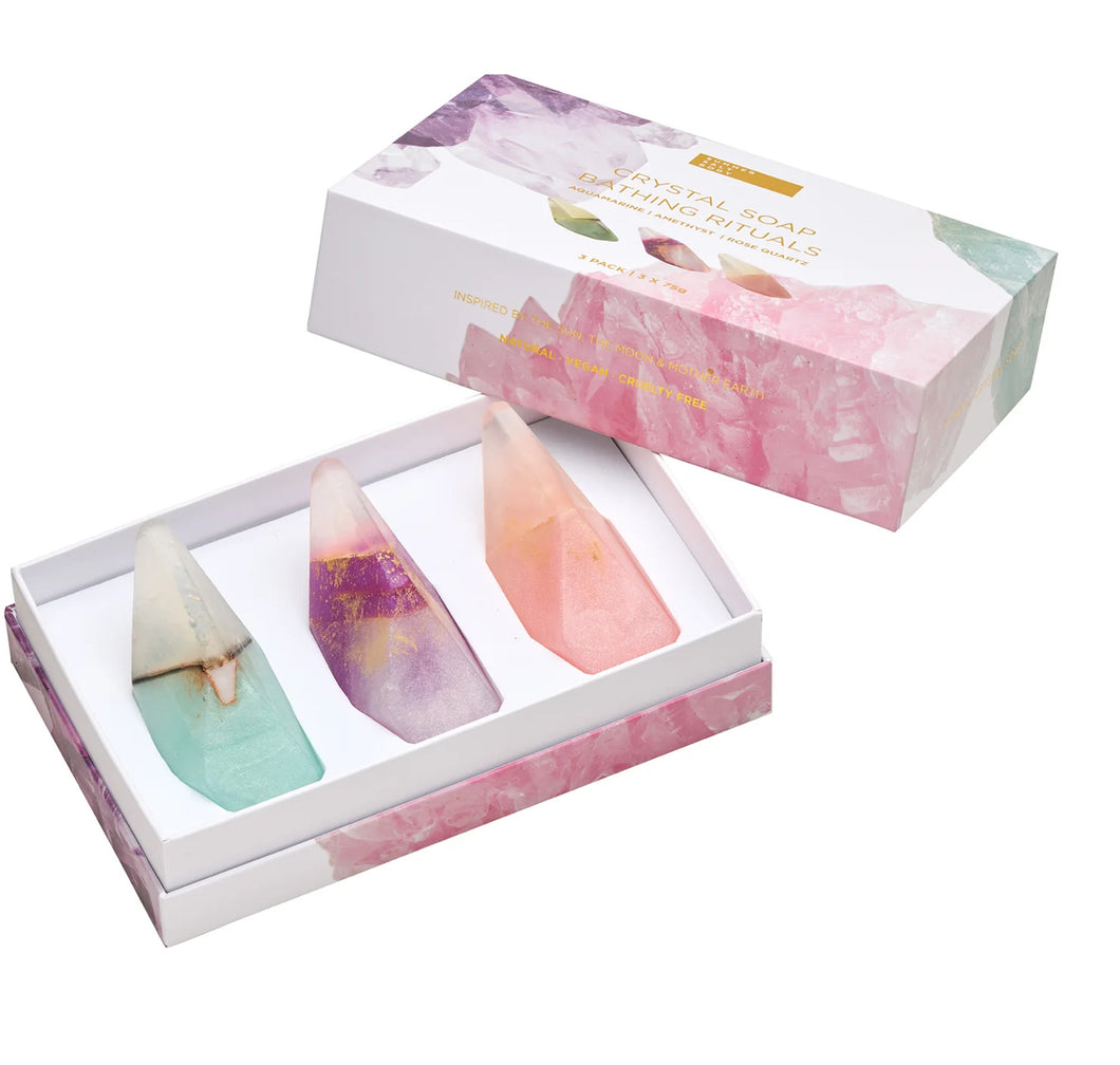 Crystal Soap trio Gift Pack