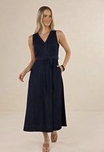 Load image into Gallery viewer, Humidity Ivy Denim Midi Dress