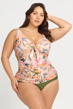 Load image into Gallery viewer, Ti&#39;tania Cezanne D / DD Cup Underwire Tankini Top paired with Ti&#39;tania Richter High Waist Swim Pant - Colour Natural (top and pant)