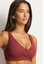 Load image into Gallery viewer, Spinnaker Cross front top x High waist pant- Terracotta