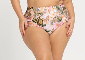 Ti'tania Cezanne D / DD Cup Underwire Bikini Top paired with Ti’tania Botticelli High Waist Swim Pant - Colour Natural (Top & Pant)