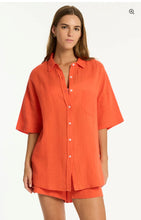 Load image into Gallery viewer, Sunset Aloha Shirt Flame
