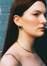Load image into Gallery viewer, The Alexa - Black Agate Stud Earrings
