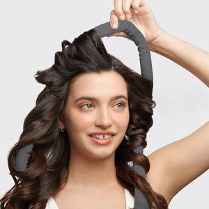 Satin Heatless Curling Set - Charcoal