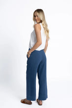 Load image into Gallery viewer, Fleetwood Linen pant- Ocean Blue