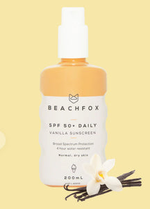 Beach Fox SPF 50+ daily sunscreen