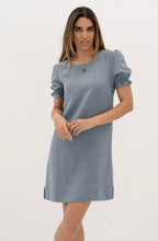 Load image into Gallery viewer, Sana shift dress-storm blue