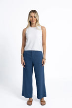 Load image into Gallery viewer, Fleetwood Linen pant- Ocean Blue