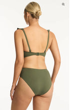 Load image into Gallery viewer, Essentials Cross front Multifit High Waist Khaki