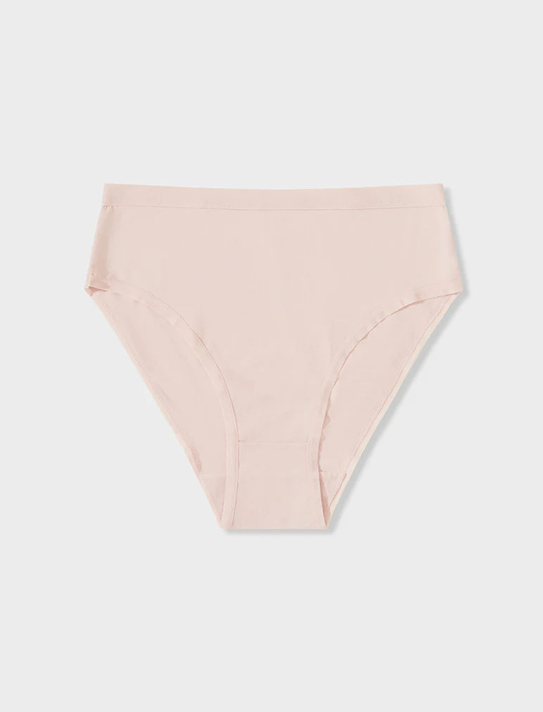 Emily high-rise full brief - Pink