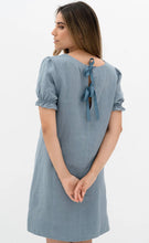 Load image into Gallery viewer, Sana shift dress-storm blue