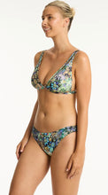 Load image into Gallery viewer, Wildflower longline tri top with regular cheeky pant