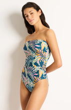 Load image into Gallery viewer, Huahini Ruched Bandeau One piece