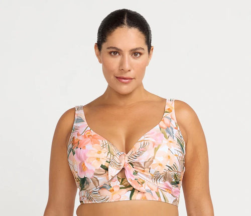 Ti'tania Cezanne D / DD Cup Underwire Bikini Top paired with Ti’tania Botticelli High Waist Swim Pant - Colour Natural (Top & Pant)