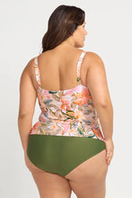 Load image into Gallery viewer, Ti&#39;tania Cezanne D / DD Cup Underwire Tankini Top paired with Ti&#39;tania Richter High Waist Swim Pant - Colour Natural (top and pant)