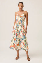 Load image into Gallery viewer, Marisol Frill Tiered Midi Dress