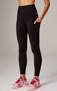 Flex peach pocket leggings 28 - black