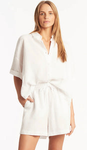 Tidal resort shirt - white