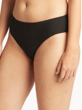Load image into Gallery viewer, Spinnaker u bar bandeau and mid pant - black