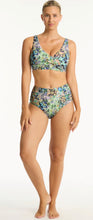 Load image into Gallery viewer, Wildflower G cup cross front bra and high waisted gathered side pant