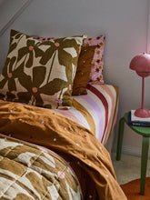 Load image into Gallery viewer, Olive Poppy Quilted Throw