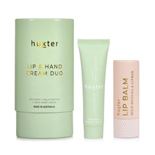 Load image into Gallery viewer, Lip &amp; Hand Cream Duo - Green - Lychee &amp; Apple Blossom