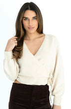 Load image into Gallery viewer, DUSK WRAP TOP - CREAM