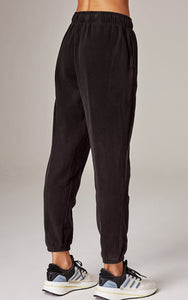 Ab waisted heritage track pant-black