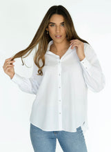 Load image into Gallery viewer, Stephanie shirt-white