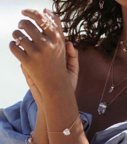 RAW ENERGY QUARTZ BRACELET