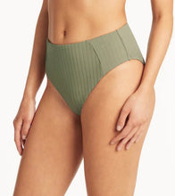 Load image into Gallery viewer, Vesper C/D cup with underwire and retro high waist pant-sage