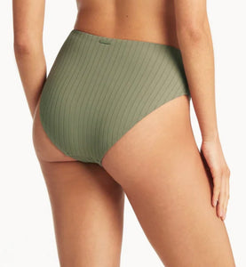 Vesper C/D cup with underwire and retro high waist pant-sage