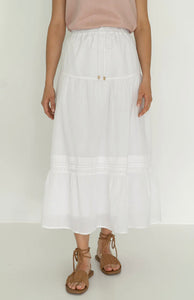 Haven Skirt White