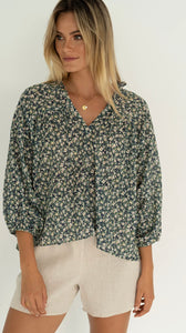 Ditsy Avery blouse