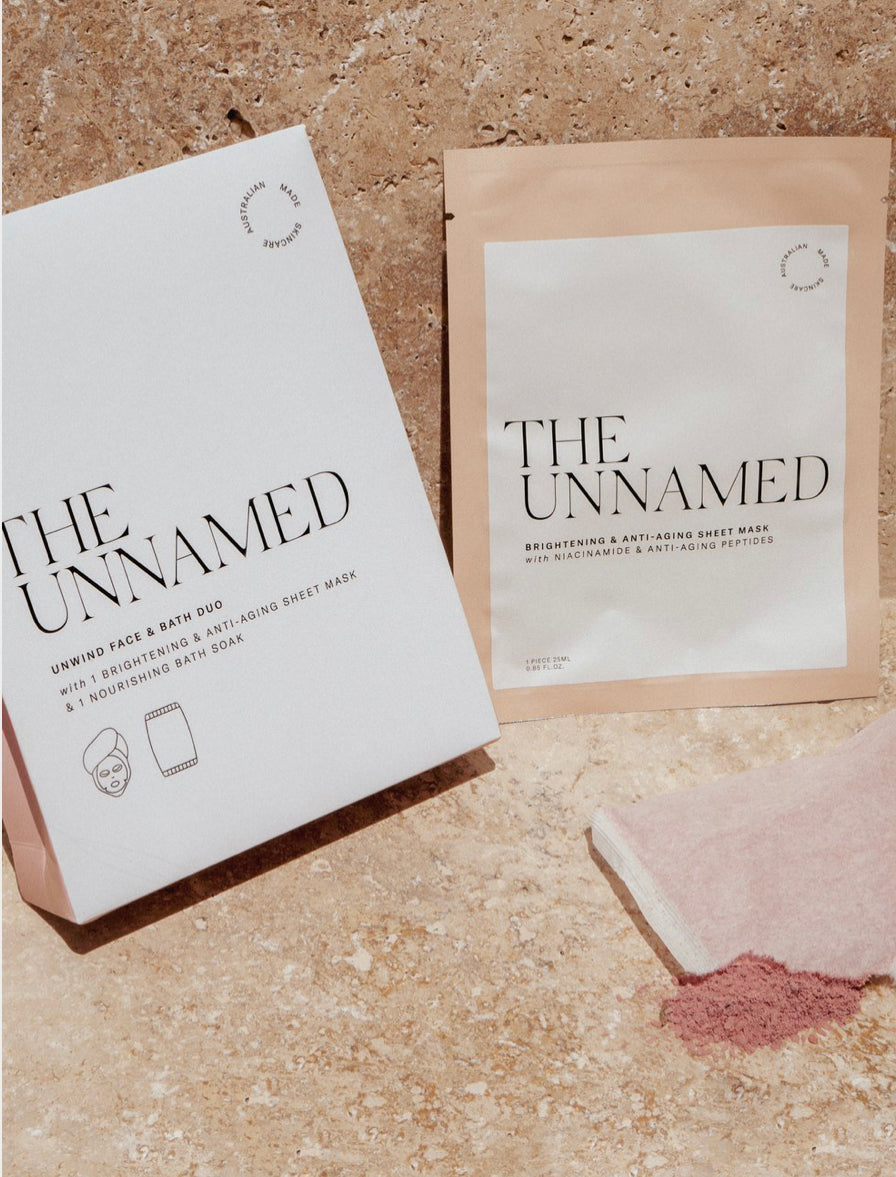 Unwind face and bath duo
