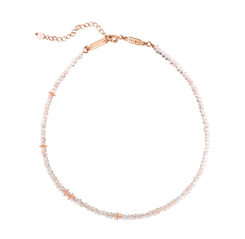 DREAMER CHOKER ROSE QUARTZ