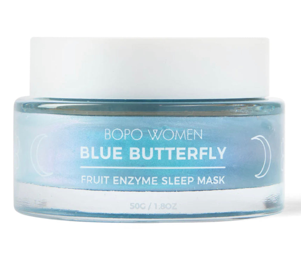 Blue butterfly fruit enzyme sleep mask