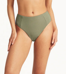Vesper C/D cup with underwire and retro high waist pant-sage